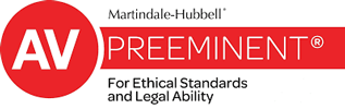 AV Martindale-Hubbell Preeminent For Ethical Standards and Legal Ability